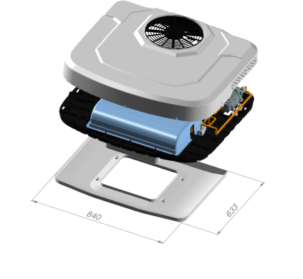 Купить кондиционеры автокондиционер моноблок frost axi 2000 24в (медный теплообменник)  в интернет магазине On-Tek.ru. По выгодным ценам